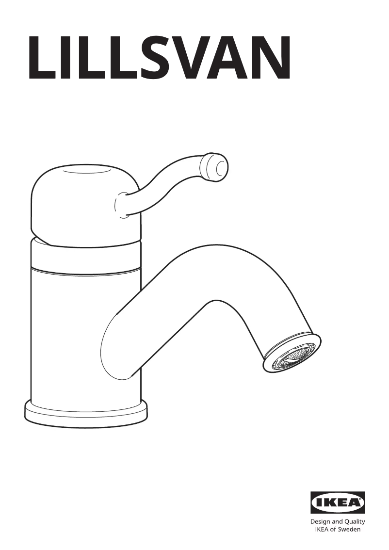 Page 1 de la notice Instructions / montage Ikea LILLSVAN