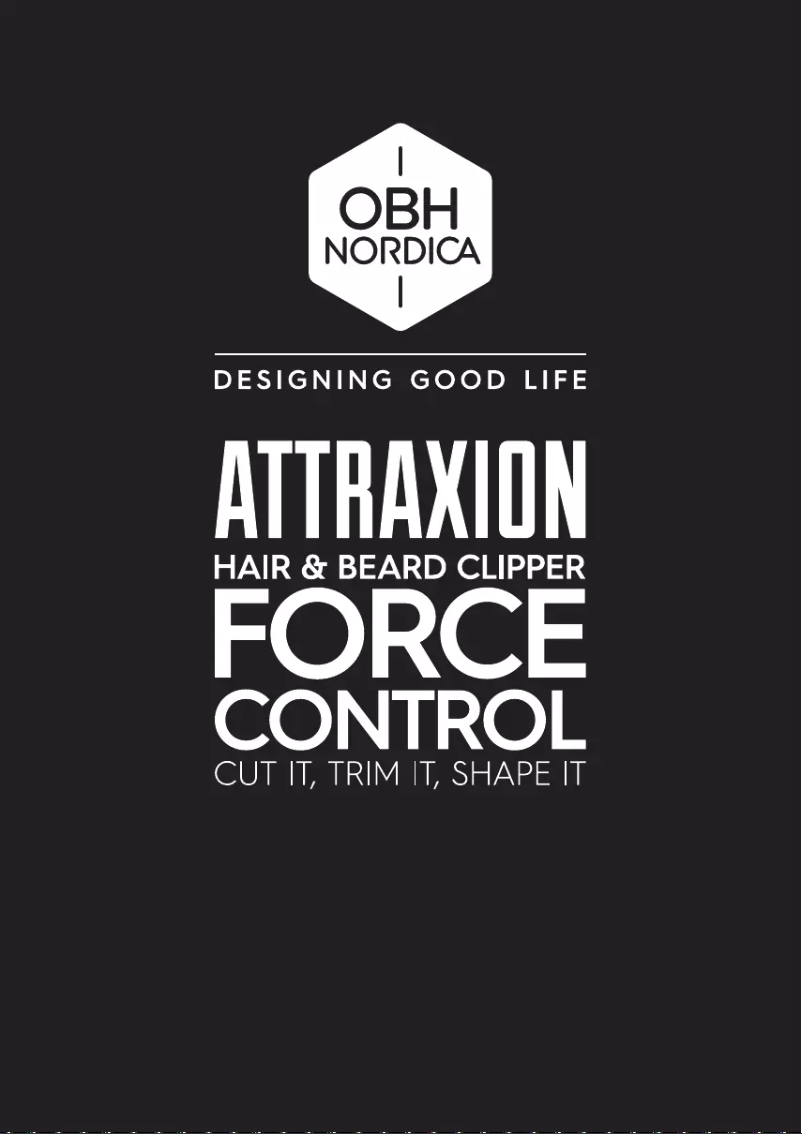 Página 1 del manual Manual de usuario OBH Nordica Attraxion Force