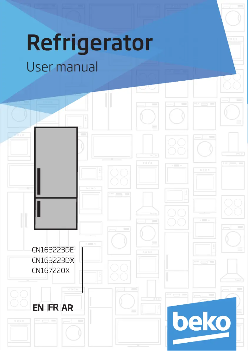 Image de la première page du manuel de l'appareil CN163223DE