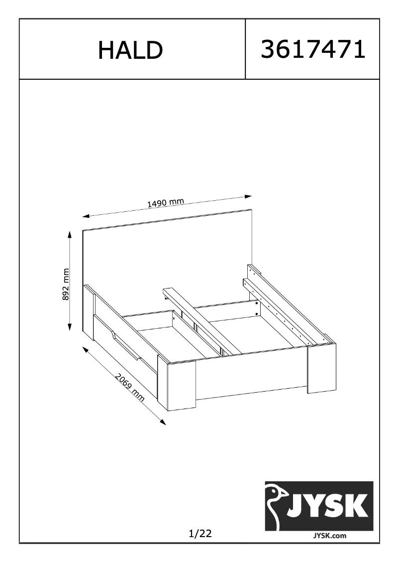 Imagen de la primera página del manual del dispositivo Hald (140x200)