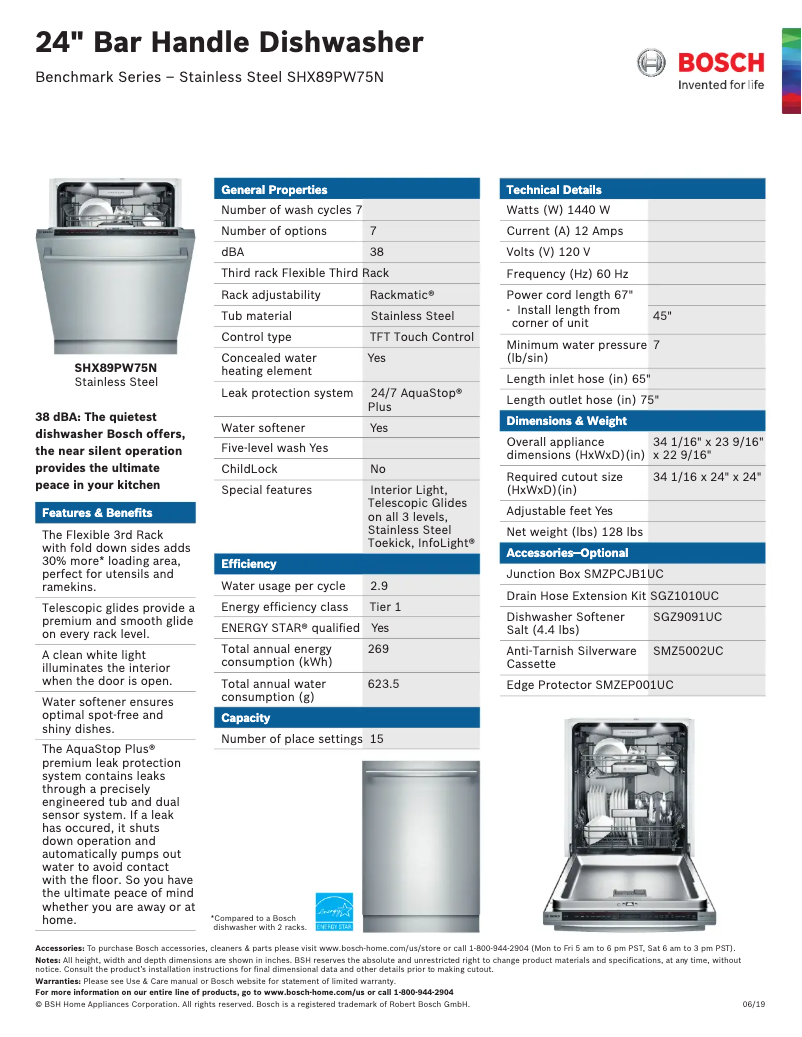 Image de la première page du manuel de l'appareil SHX89PW75N