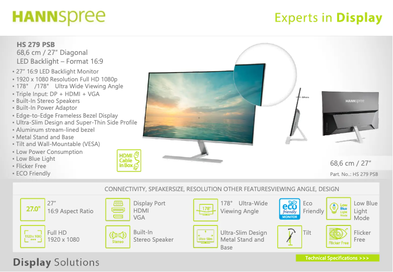 Image de la première page du manuel de l'appareil HS 279 PSB