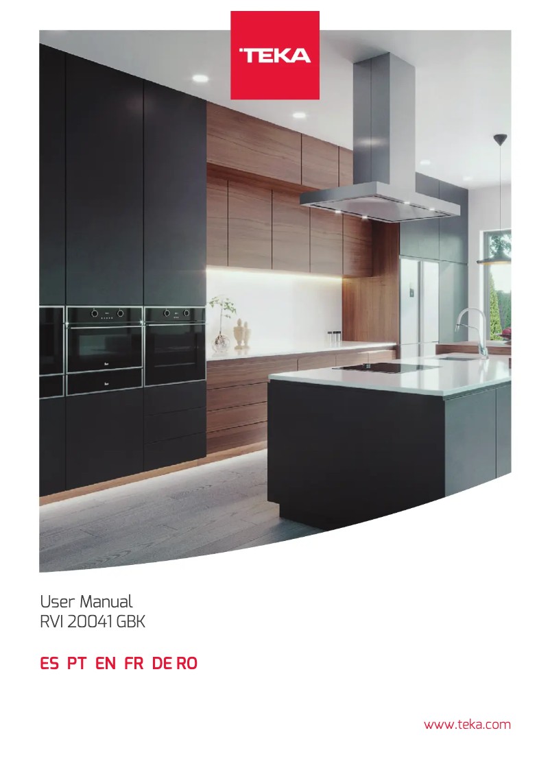 Page n°1 - Manuel utilisateur Teka RVI 20041