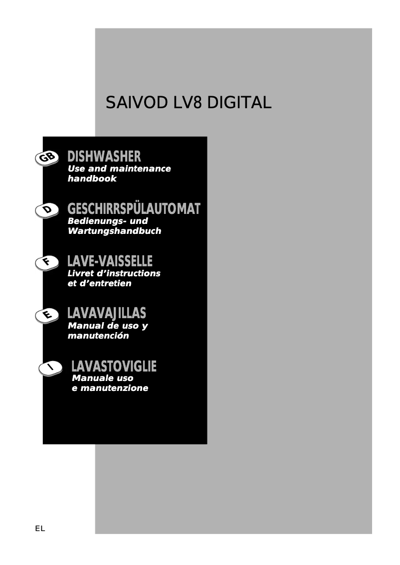 Image de la première page du manuel de l'appareil LV 8 Digital