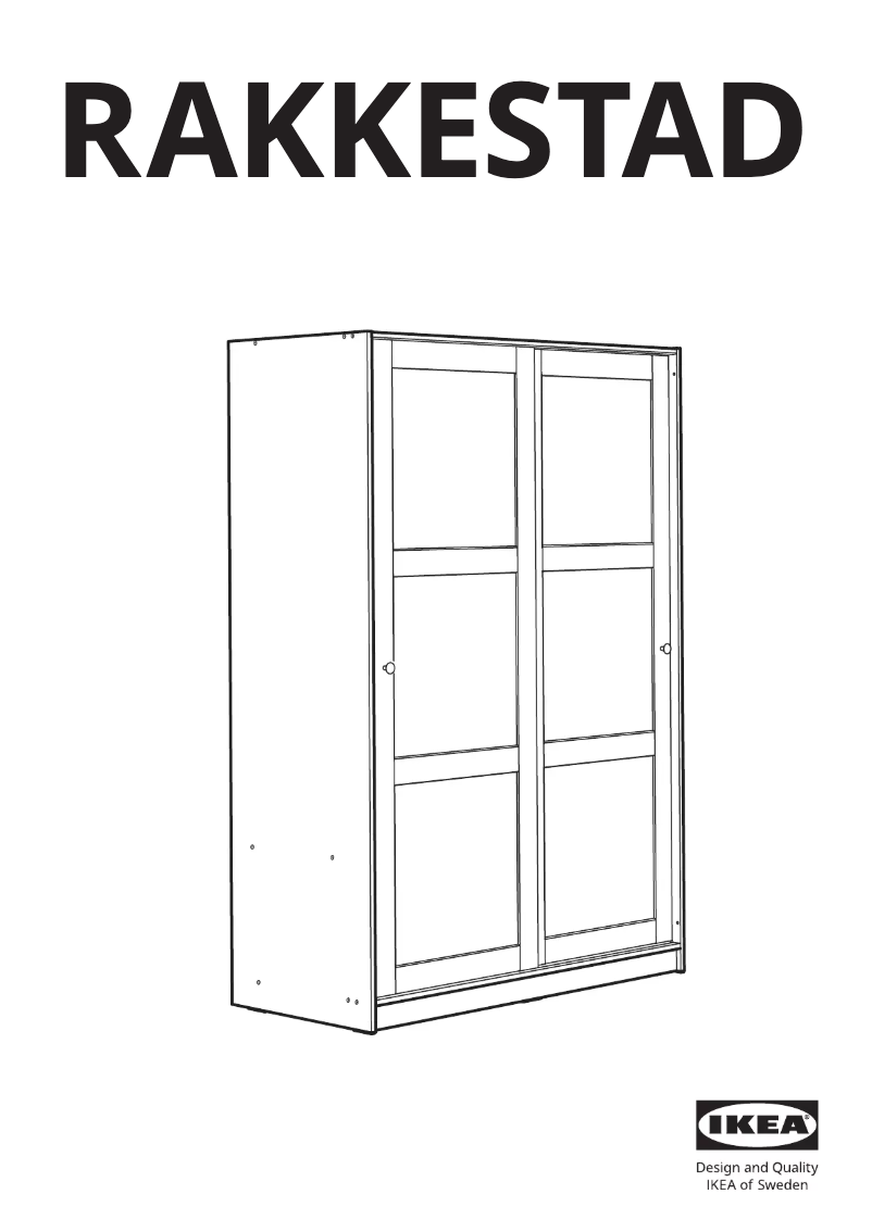 Image de la première page du manuel de l'appareil RAKKESTAD