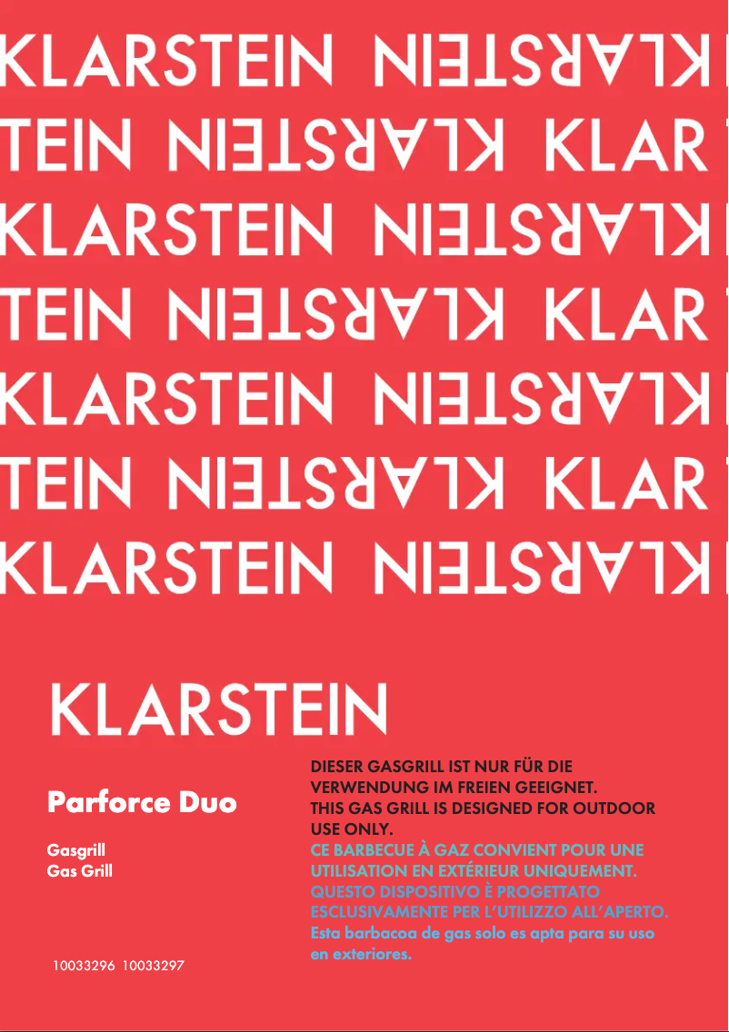 Page 1 de la notice Manuel utilisateur Klarstein Parforce Duo