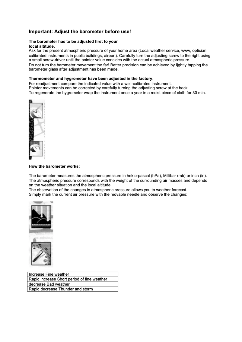 Page 1 de la notice Manuel utilisateur TFA 20.3015.54