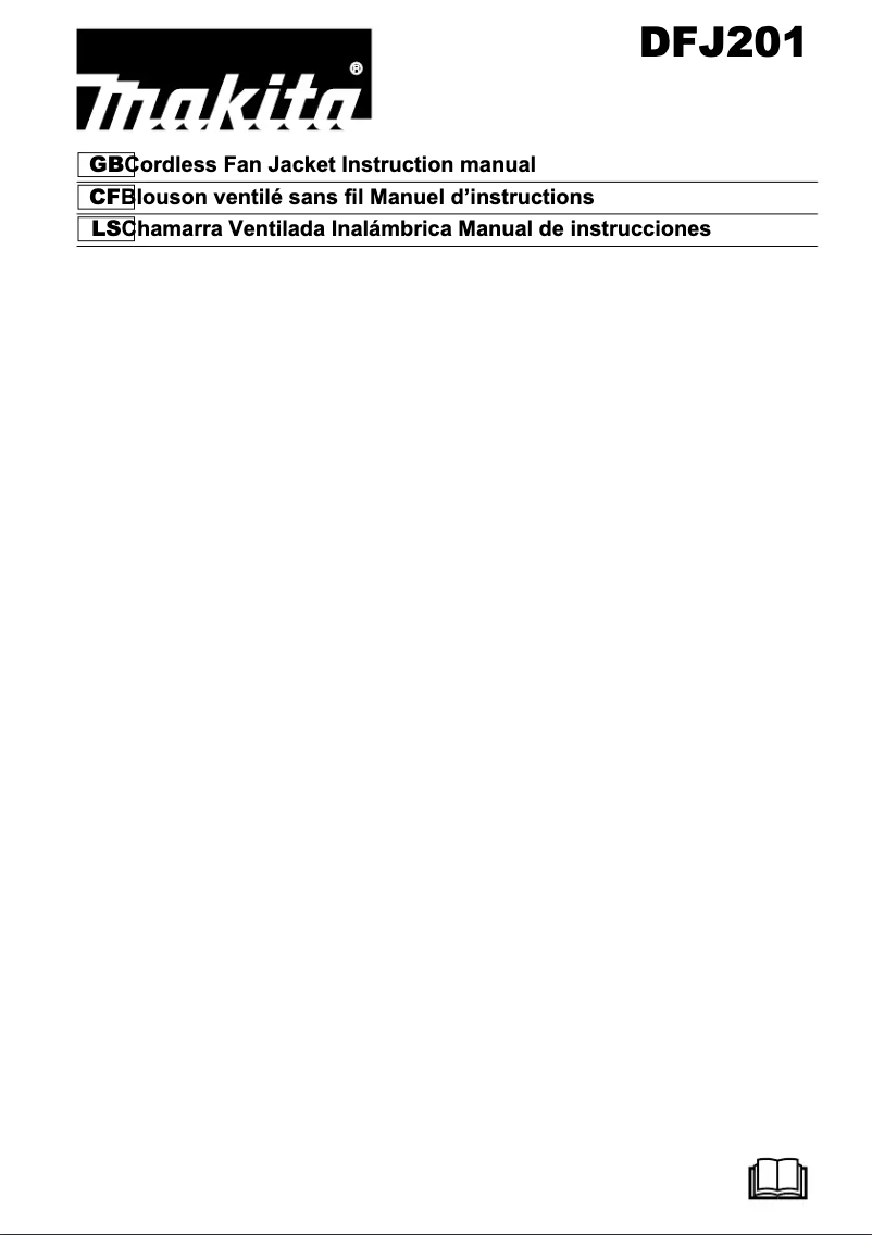 Page n°1 - Manuel utilisateur Makita DFJ201ZM