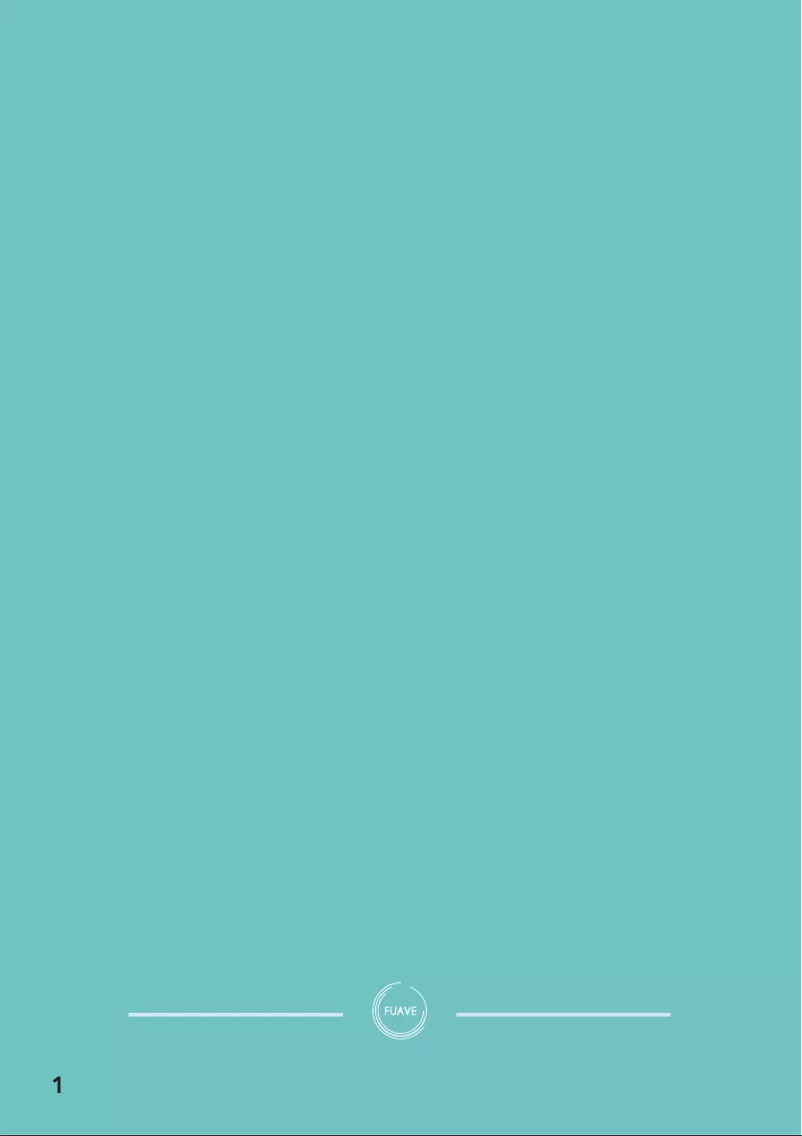 Page 1 de la notice Manuel utilisateur Fuave ACS09K01