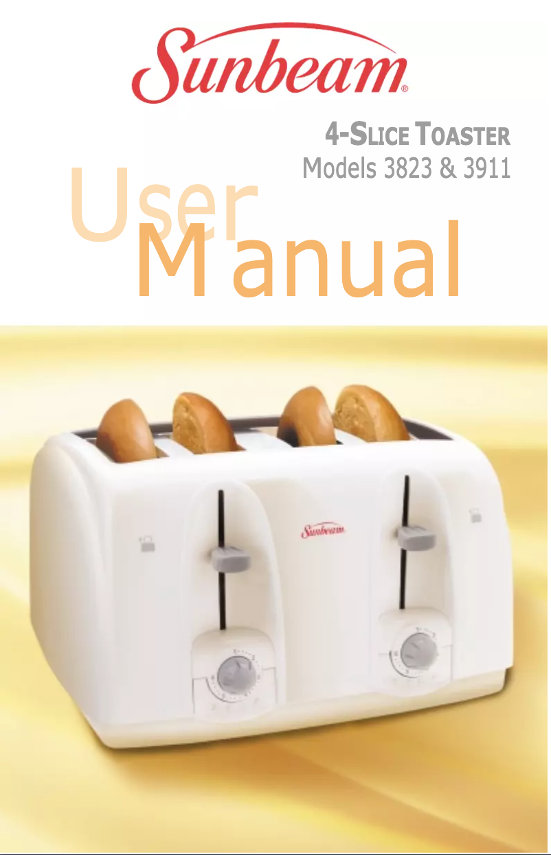 Page n°1 - Manuel utilisateur Sunbeam 3911