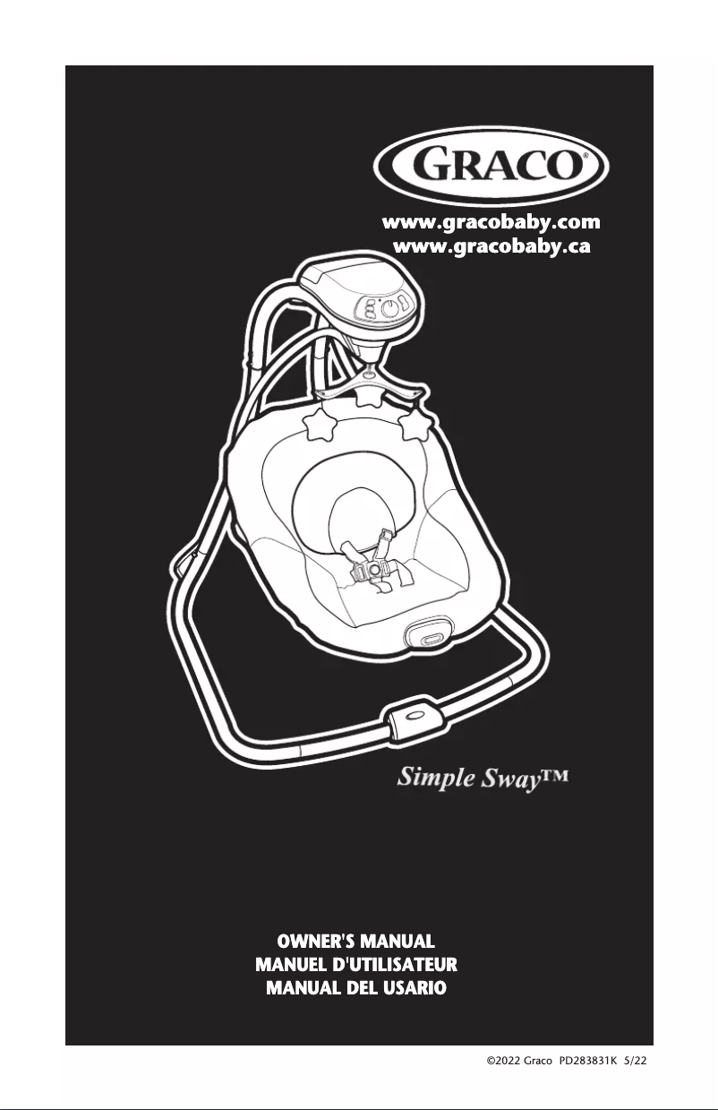 Image de la première page du manuel de l'appareil Simple Sway