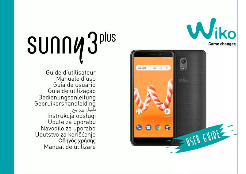 Page n°1 - Manuel utilisateur Wiko Sunny 3 Plus