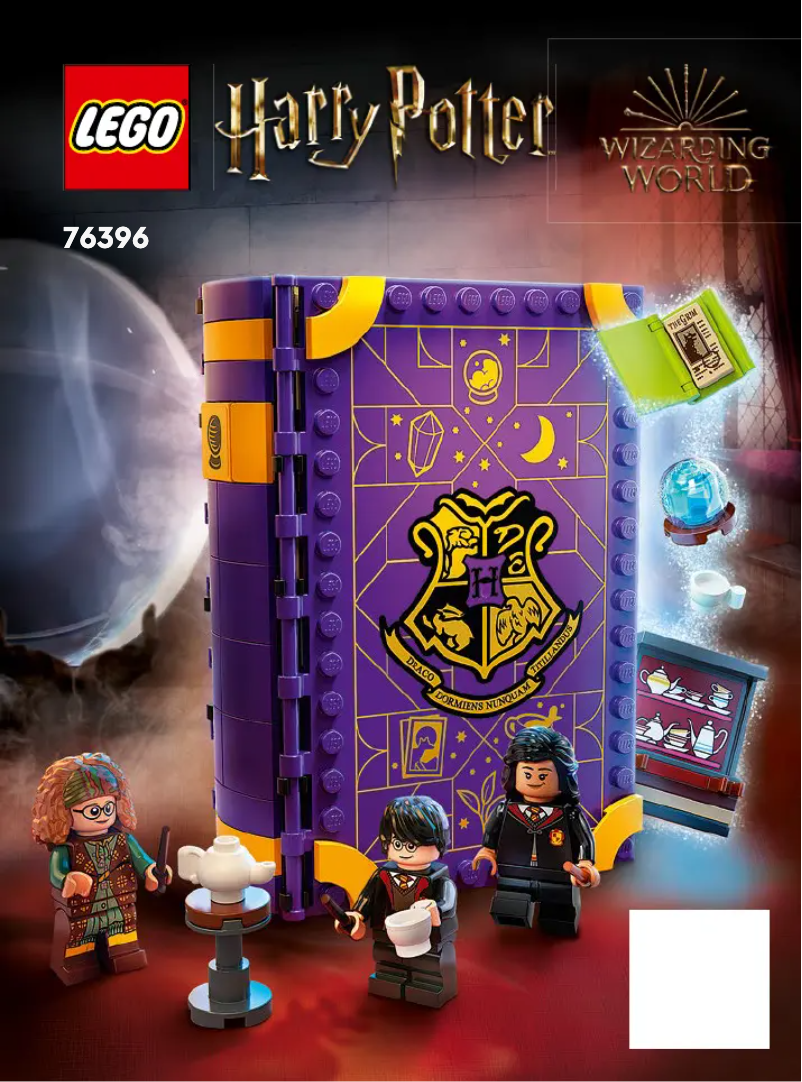 Page 1 de la notice Consignes visuelles Lego Harry Potter 76396