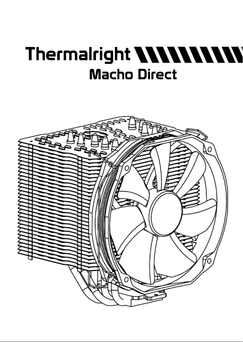 Page n°1 - Manuel utilisateur Thermalright Macho Direct