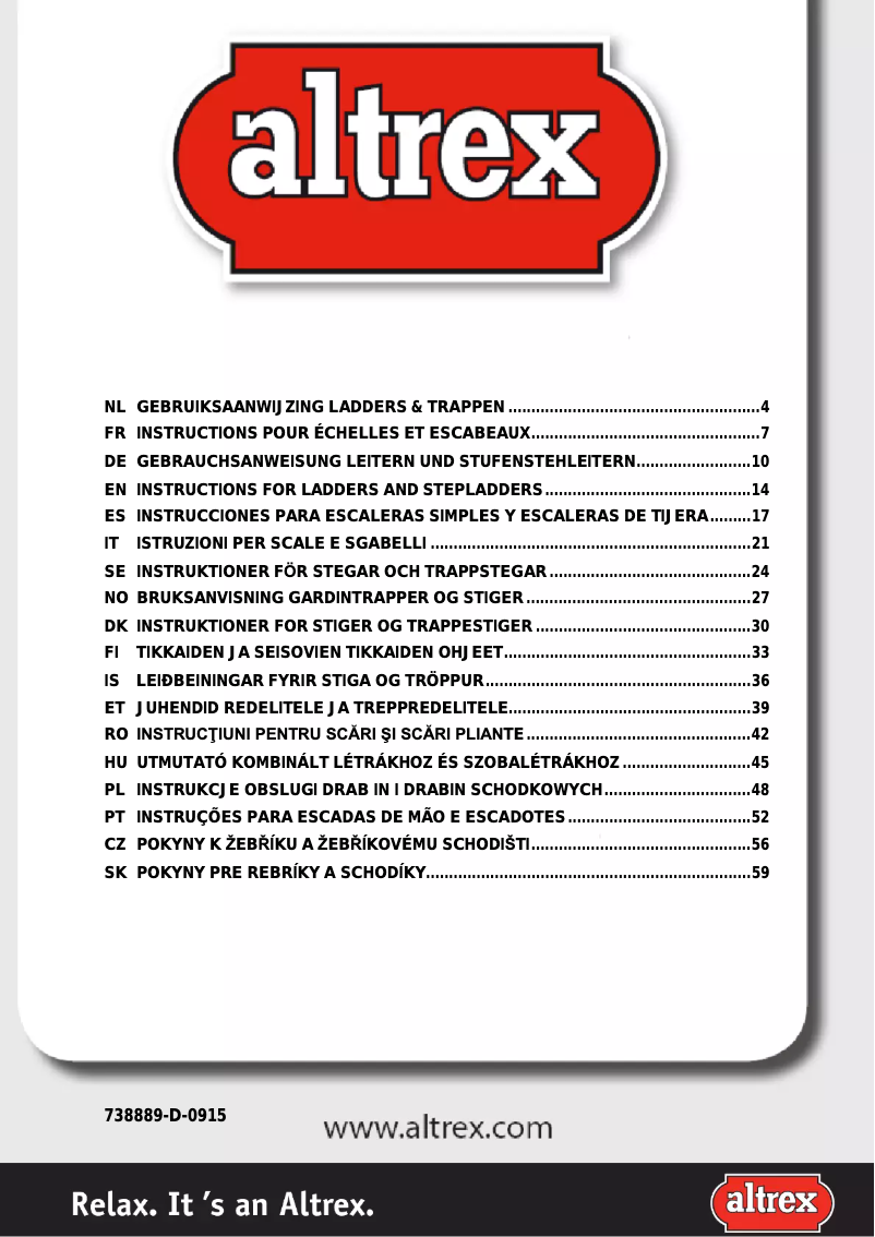 Image de la première page du manuel de l'appareil All Round 3 x 9