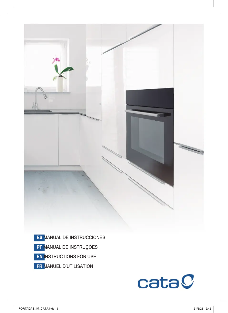 Page 1 of the manual User Manual CATA MDS 8008 BK