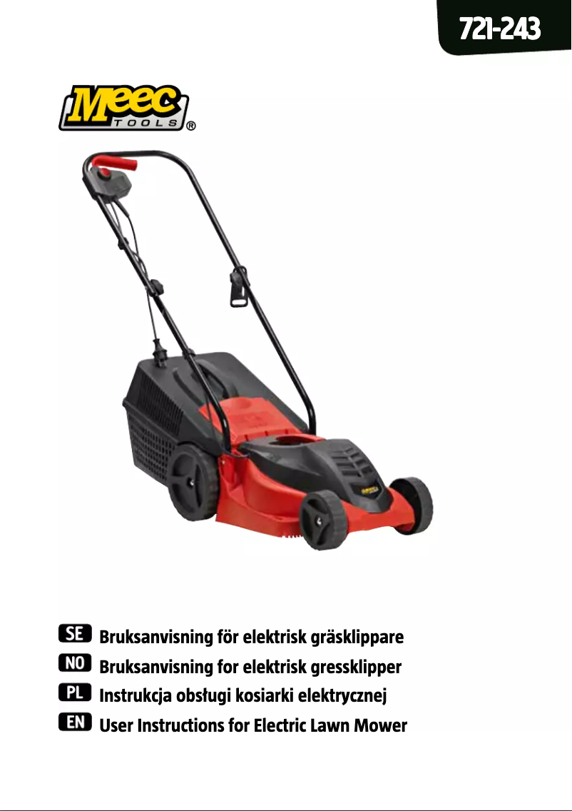 Page 1 de la notice Manuel utilisateur Meec Tools 721-243