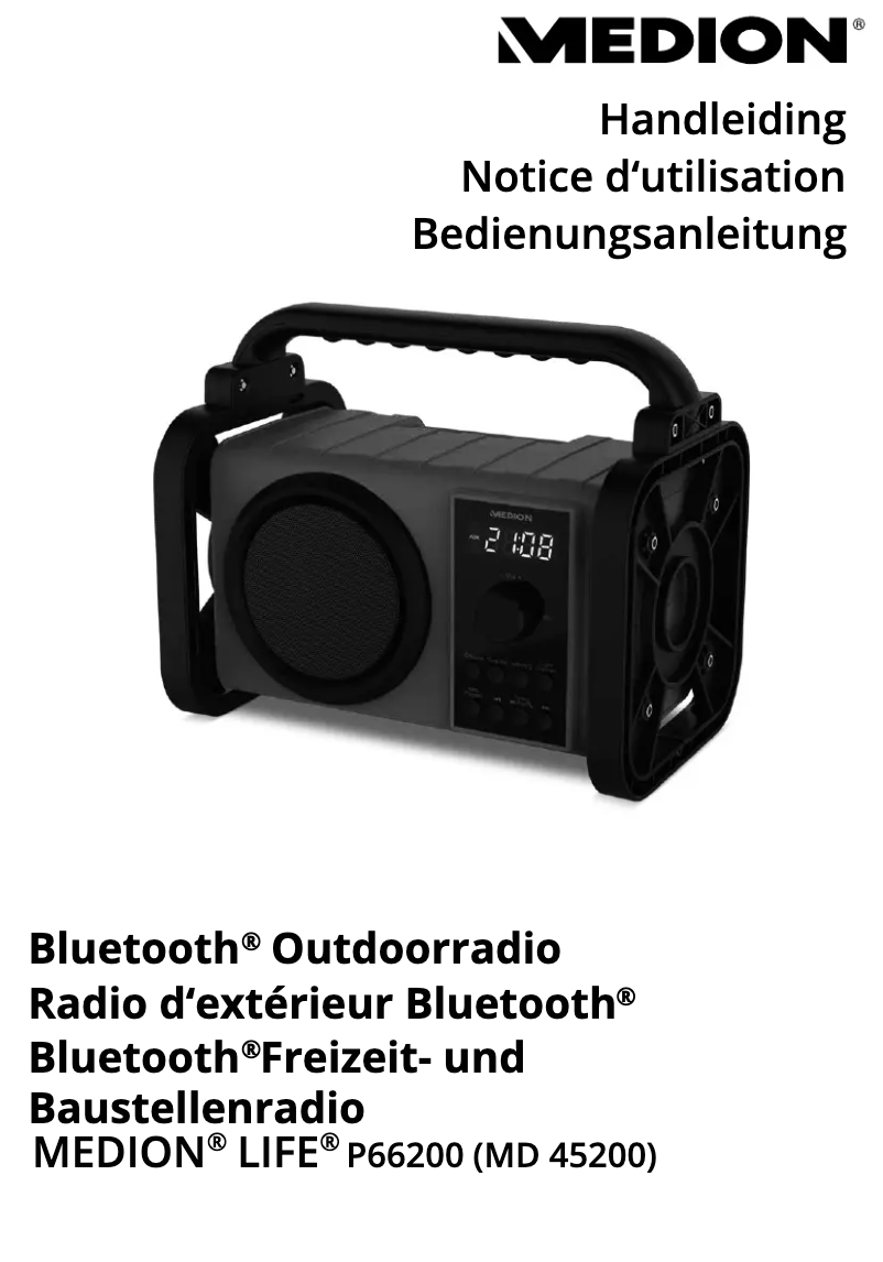 Page 1 de la notice Manuel utilisateur Medion LIFE P66200 (MD 45200)