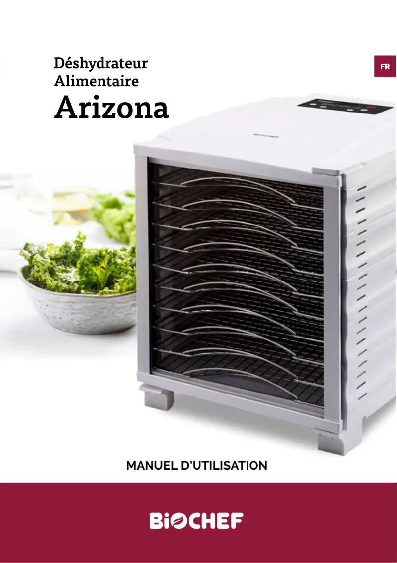 Page n°1 - Manuel utilisateur BioChef Arizona