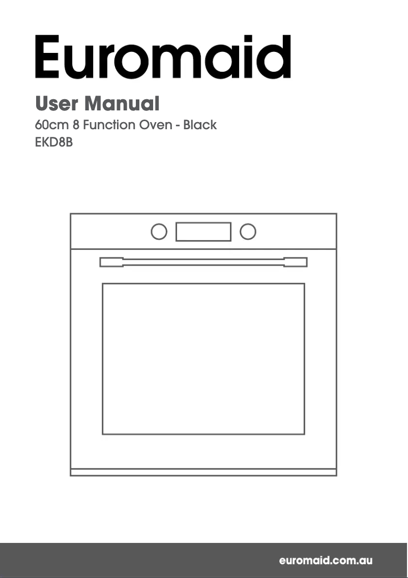Page n°1 - Manuel utilisateur Euromaid EKD8B
