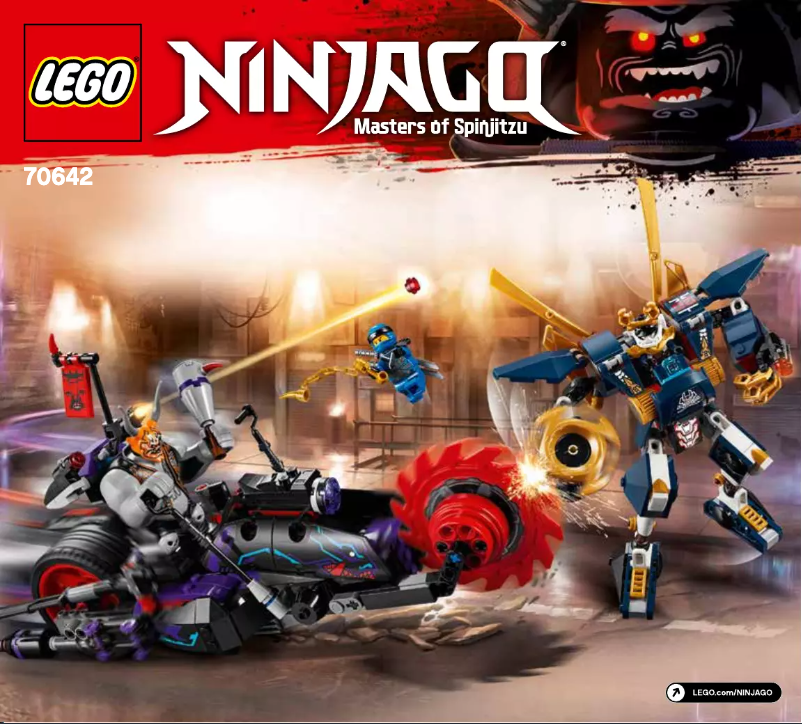 Image de la première page du manuel de l'appareil Ninjago 70642