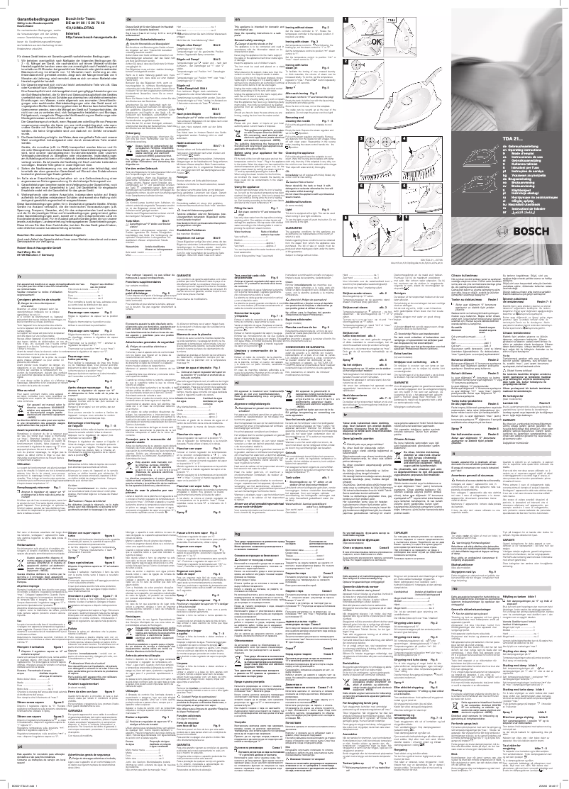 Image de la première page du manuel de l'appareil TDA 2115