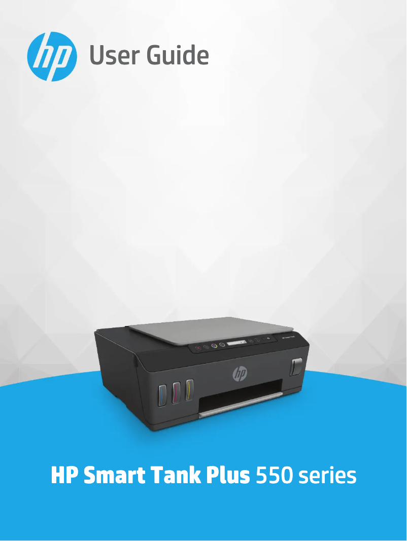 Imagen de la primera página del manual del dispositivo Smart Tank Plus 551