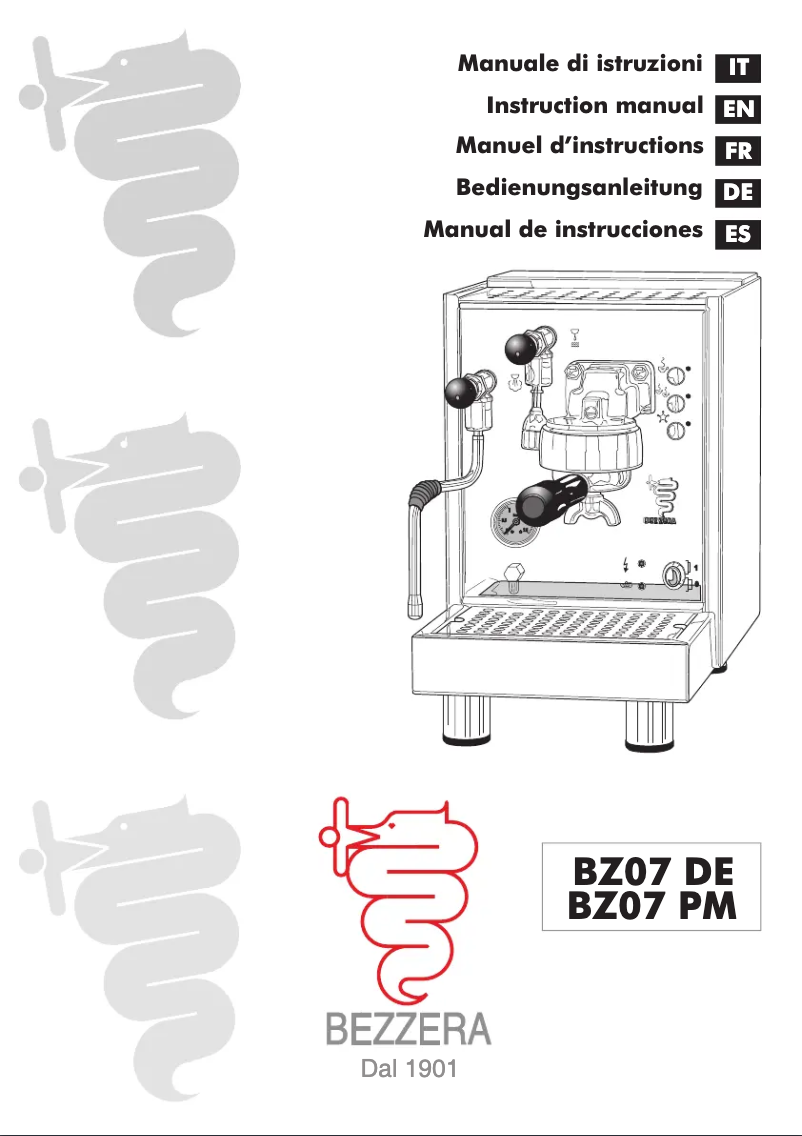Image de la première page du manuel de l'appareil BZ07