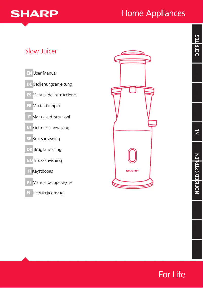 Page n°1 - Manuel utilisateur Sharp SA-FJ3001W