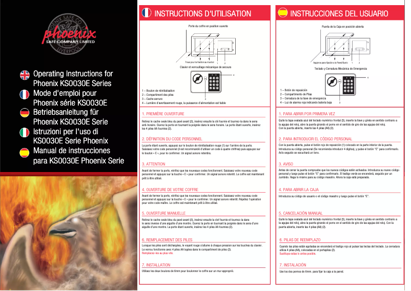 Image de la première page du manuel de l'appareil KS0031E MKII