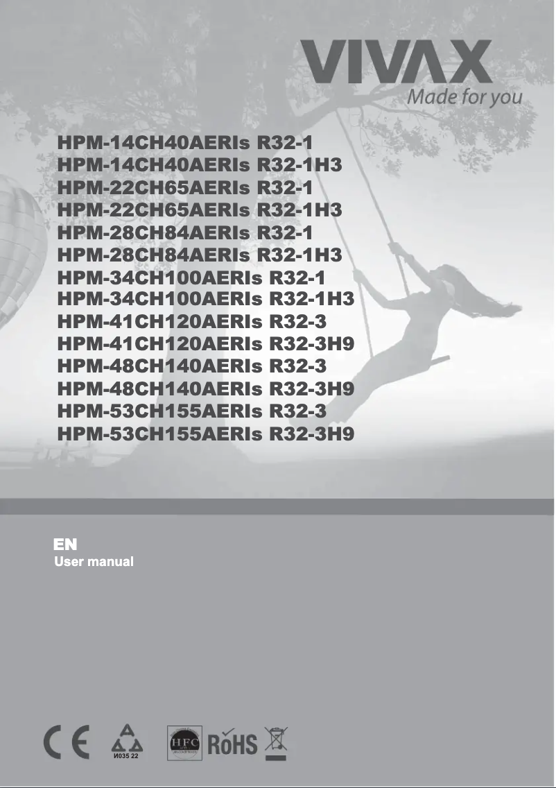 Image de la première page du manuel de l'appareil HPM-53CH155AERIs