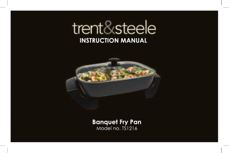 Image de la première page du manuel de l'appareil Banquet Fry Pan TS1216