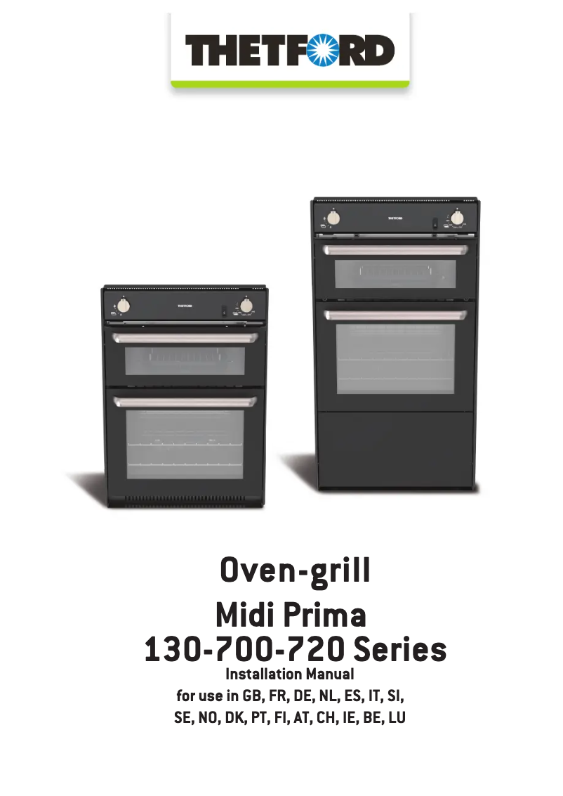 Page 1 de la notice Manuel utilisateur Thetford MIDI PRIMA 4