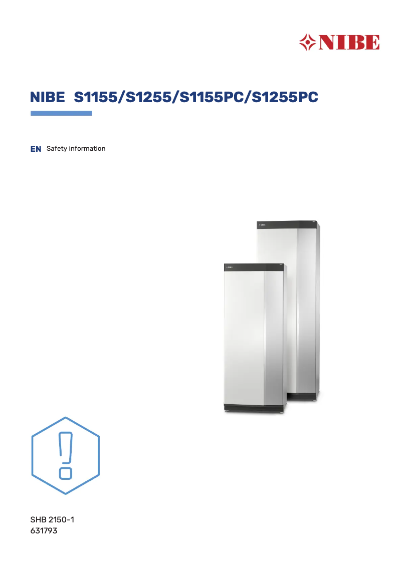 Image de la première page du manuel de l'appareil S1155-6