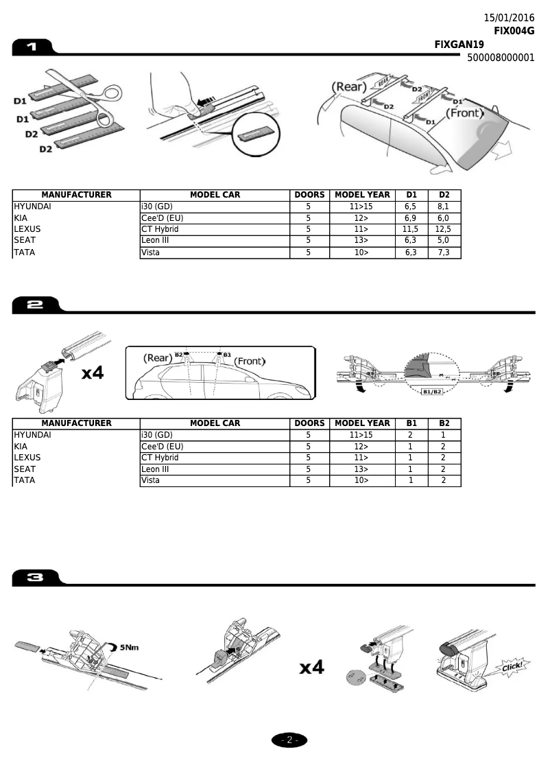 Page 1 de la notice Manuel utilisateur M-Way Bar Space