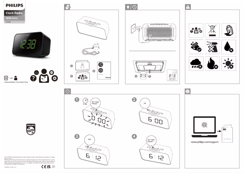 Page n°1 - Guide de démarrage rapide Philips TAR3306