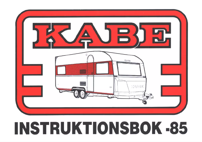 Page n°1 - Manuel utilisateur Kabe Safir 590 XL (1985)