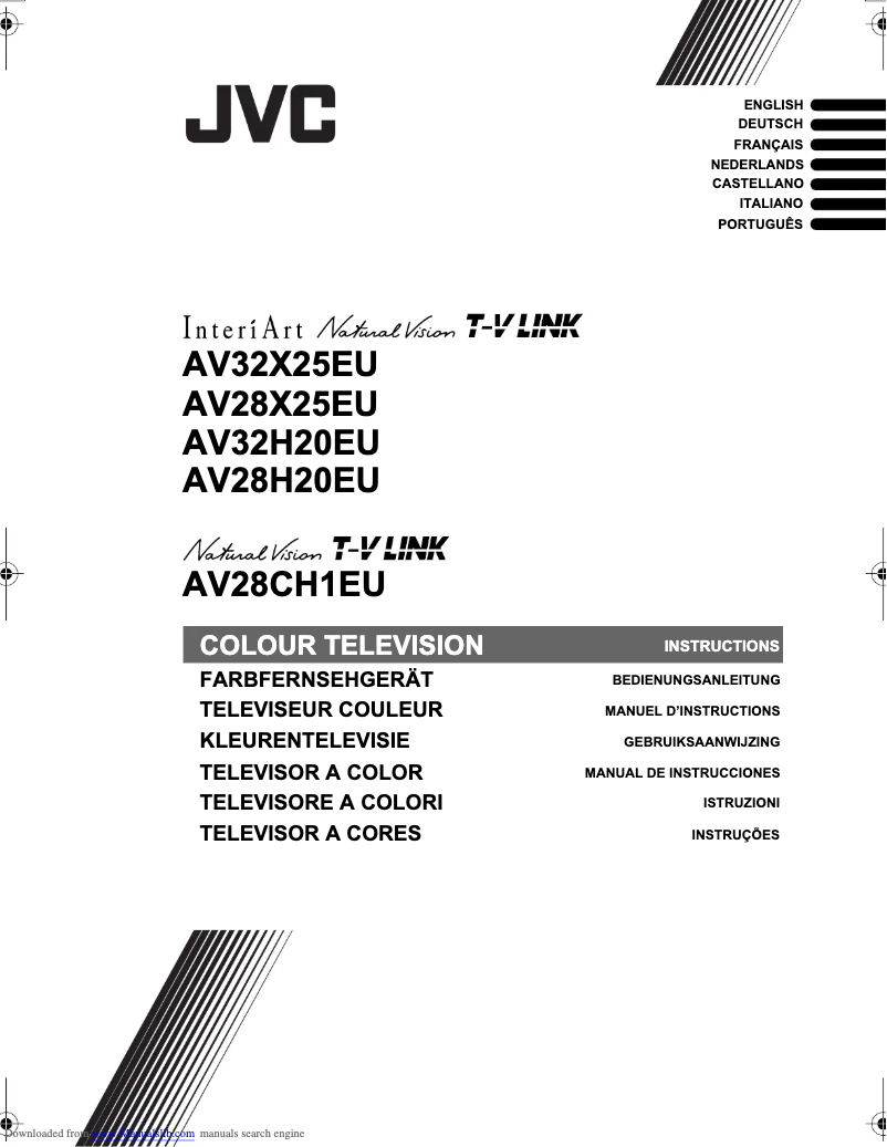 Image de la première page du manuel de l'appareil AV32X25EU