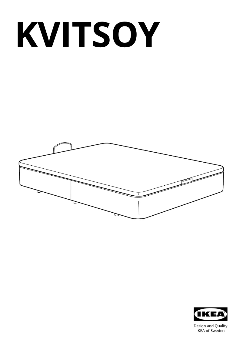 Page 1 de la notice Manuel utilisateur Ikea KVITSÖY 904.486.56