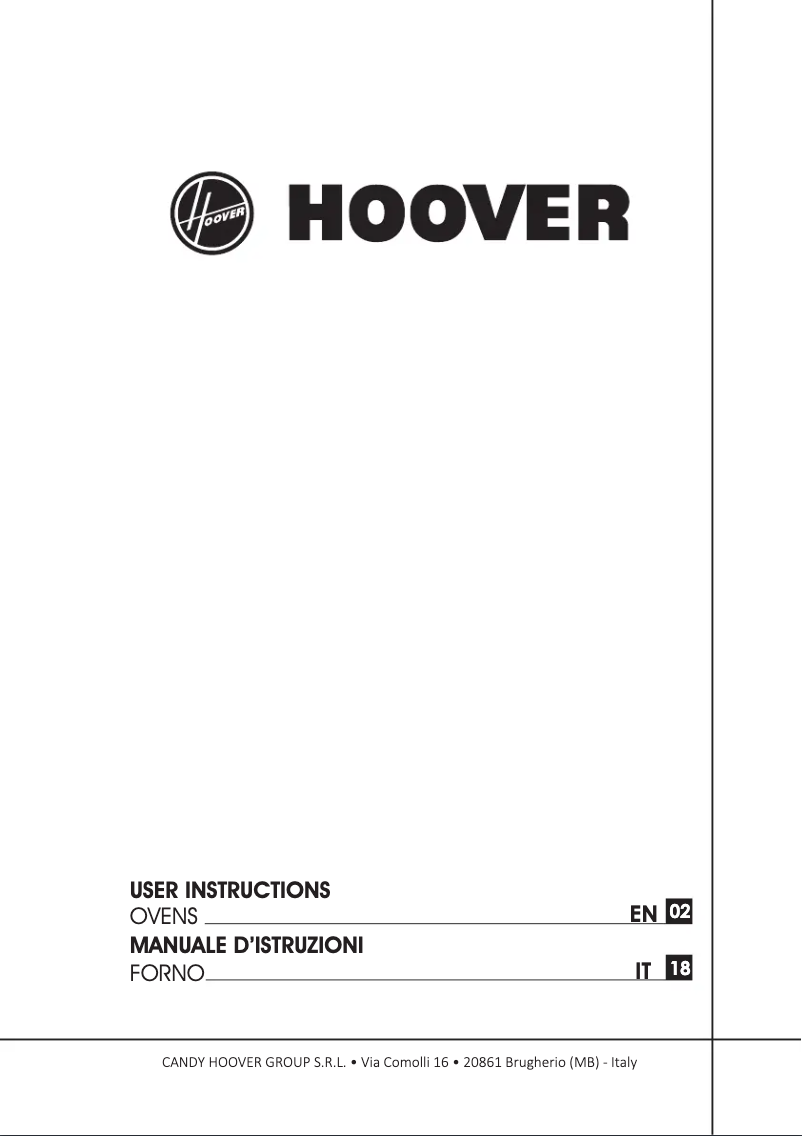 Image de la première page du manuel de l'appareil HOC3T7178WD