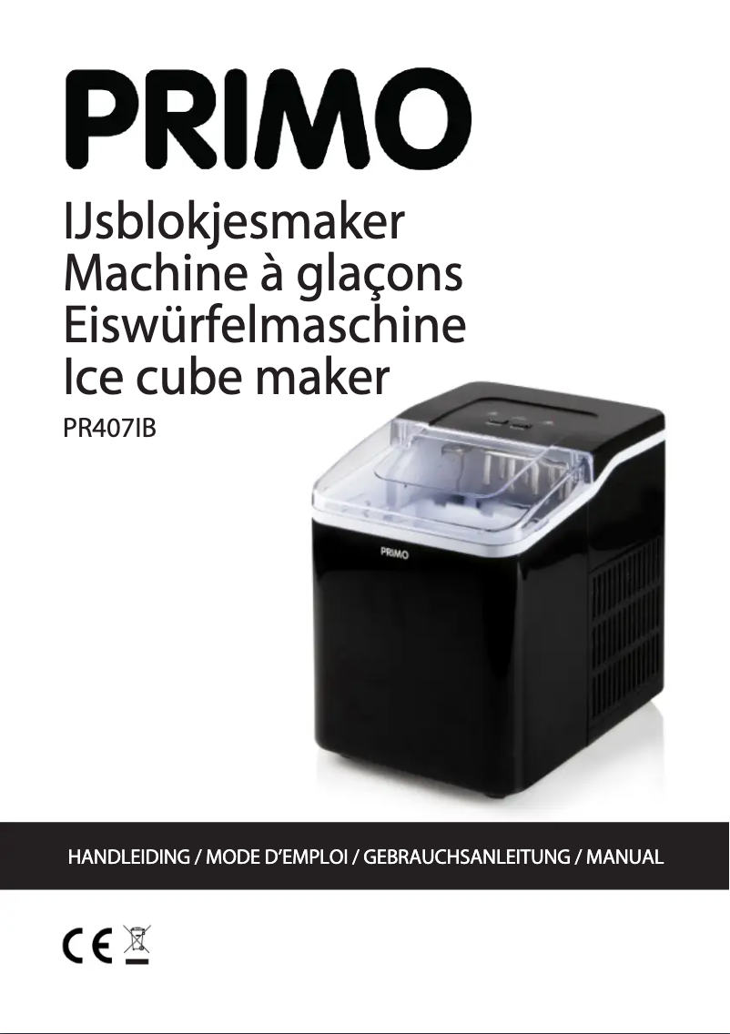 Page n°1 - Manuel utilisateur Primo PR407IB