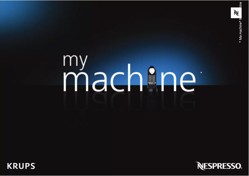 Page n°1 - Manuel utilisateur Krups Nespresso Citiz XN7002