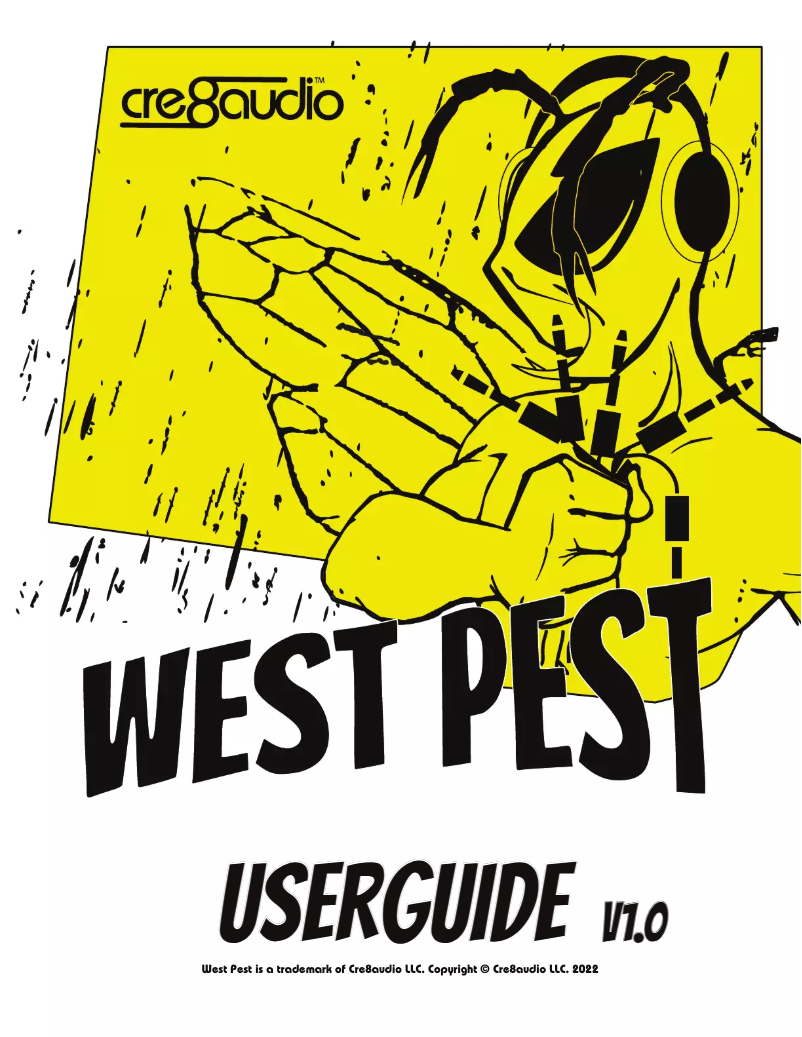Page n°1 - Manuel utilisateur Cre8audio West Pest