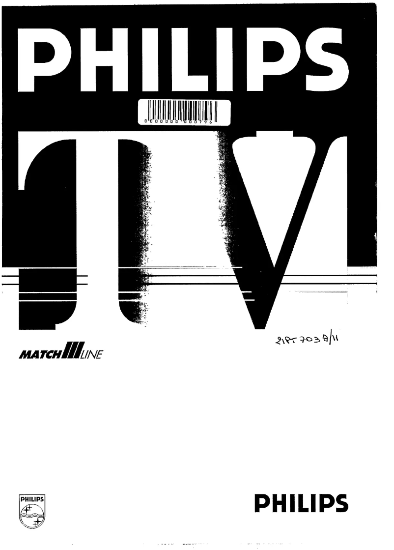 Page 1 of the manual User Manual Philips 21PT703A