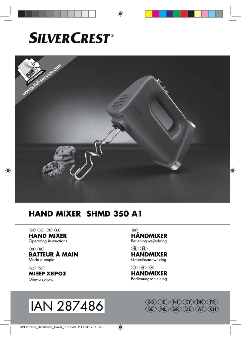 Page 1 de la notice Manuel utilisateur SilverCrest SHMD 350 A1