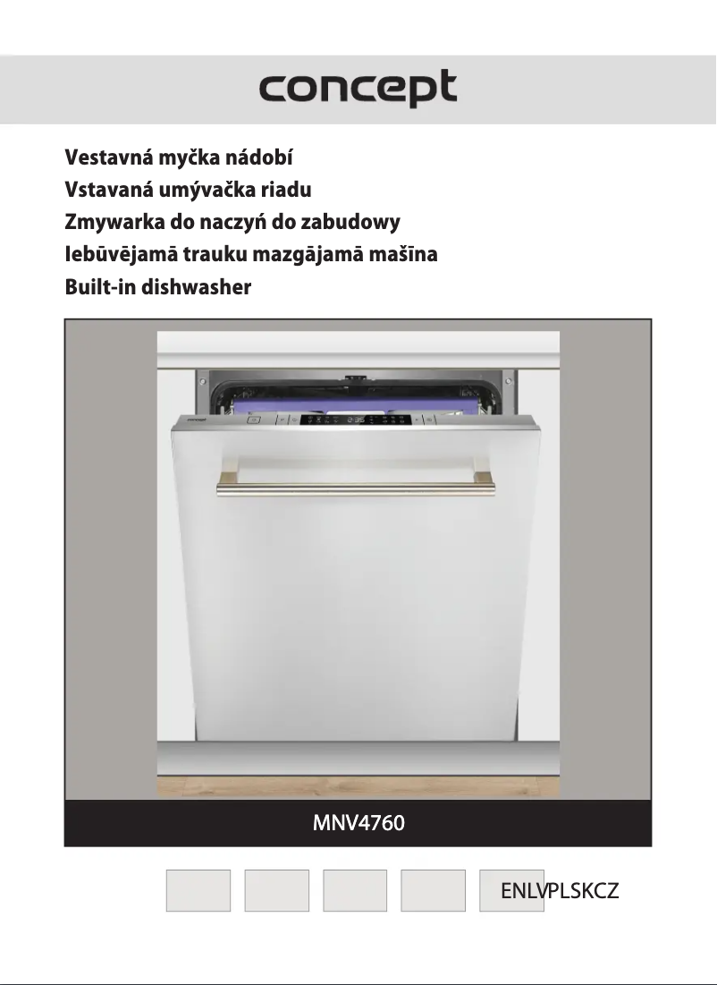 Page 1 de la notice Manuel utilisateur Concept MNV4760