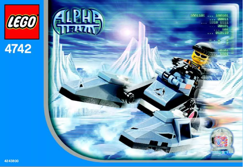 Page 1 de la notice Manuel utilisateur Lego Alpha Team 4742