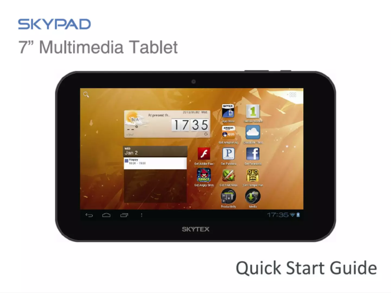 Página 1 del manual Manual de usuario Skytex Skypad 723