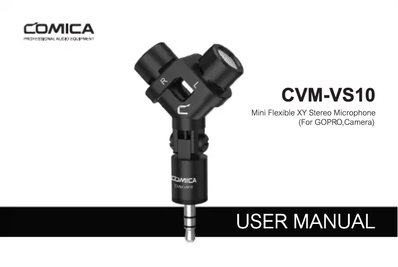 Image de la première page du manuel de l'appareil CVM-VS10