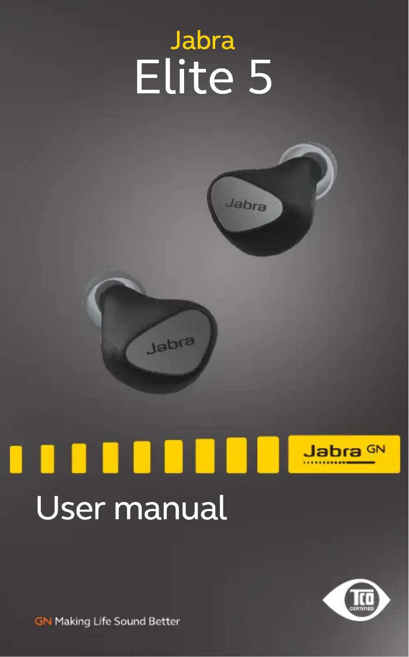 Página 1 del manual Manual de usuario Jabra Elite 5